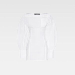 Jacquemus The Casaco shirt dress - White - US 10 / FR 42 - New With Tags